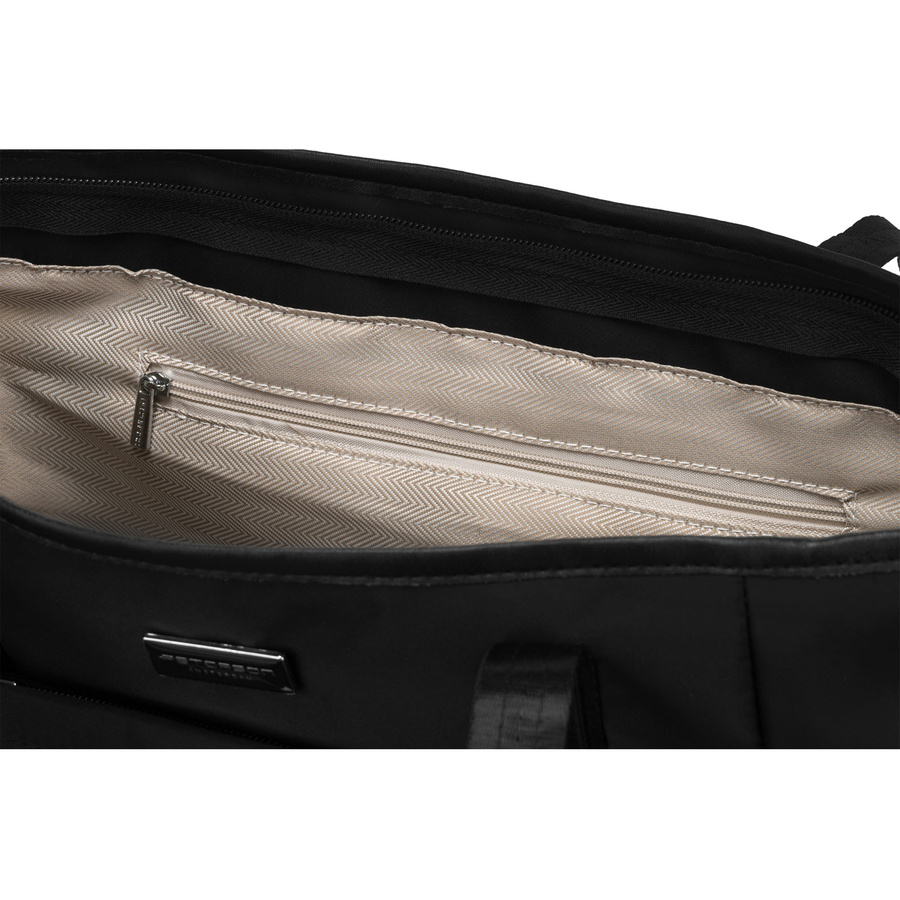 Stilvolle Damen Shopper Tasche in Schwarz – Peterson – Bild 6
