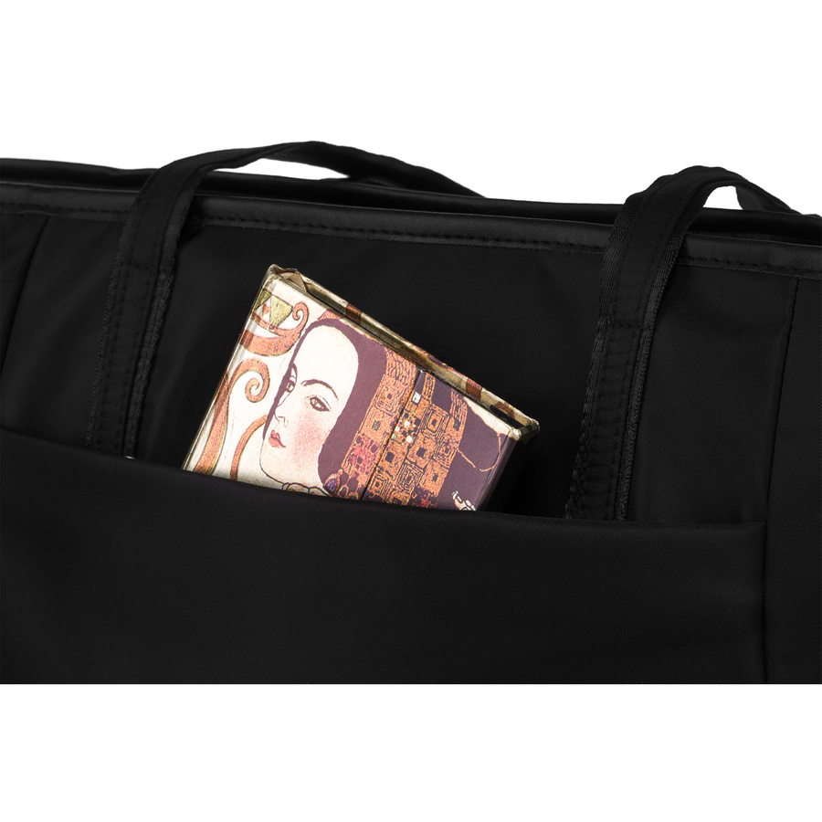 Stilvolle Damen Shopper Tasche in Schwarz – Peterson – Bild 9