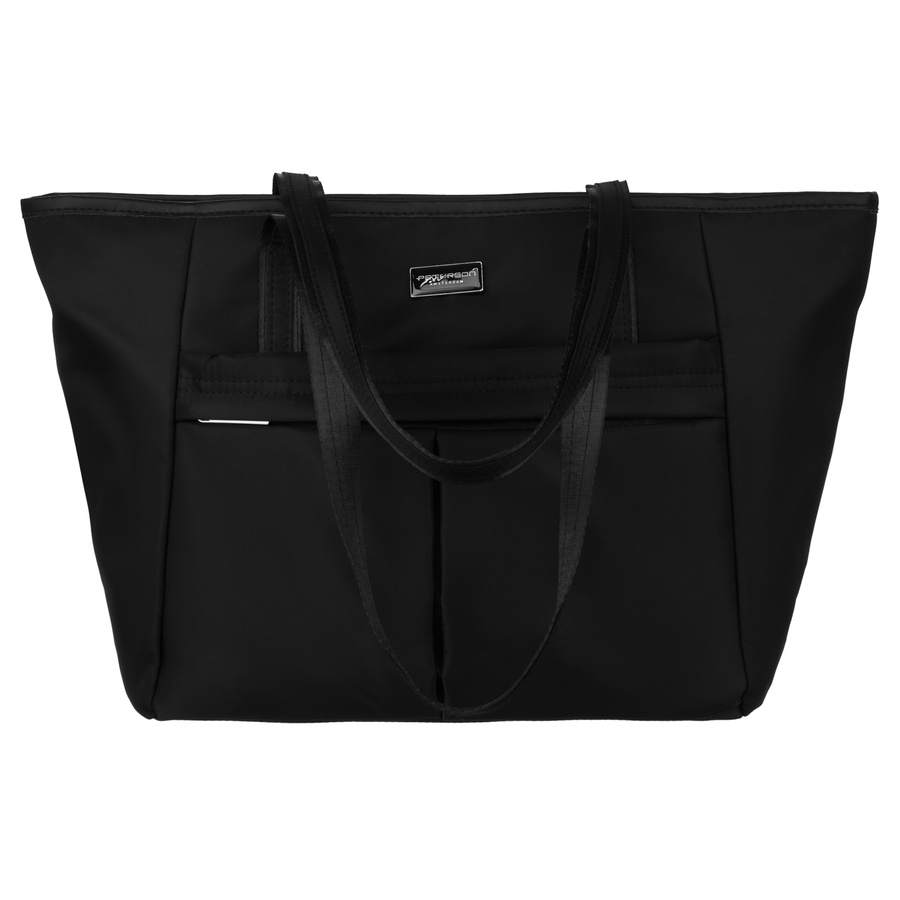 Stilvolle Damen Shopper Tasche in Schwarz – Peterson – Bild 2