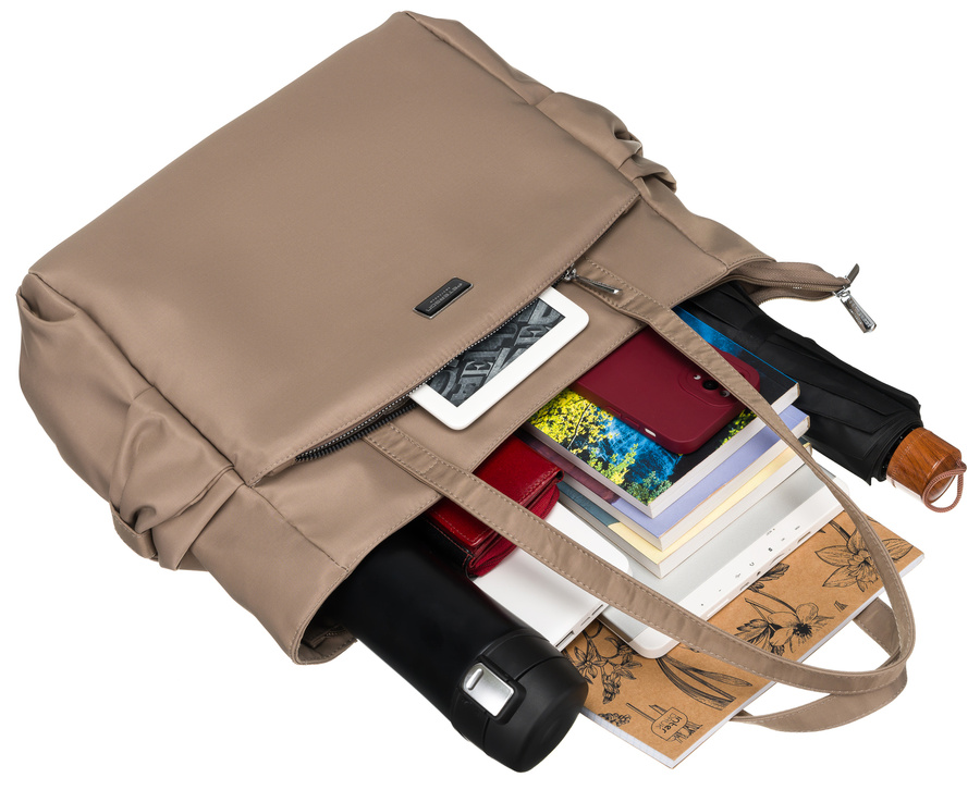 Stadt Shopper Tasche mit Seitentasche – Peterson – Bild 11