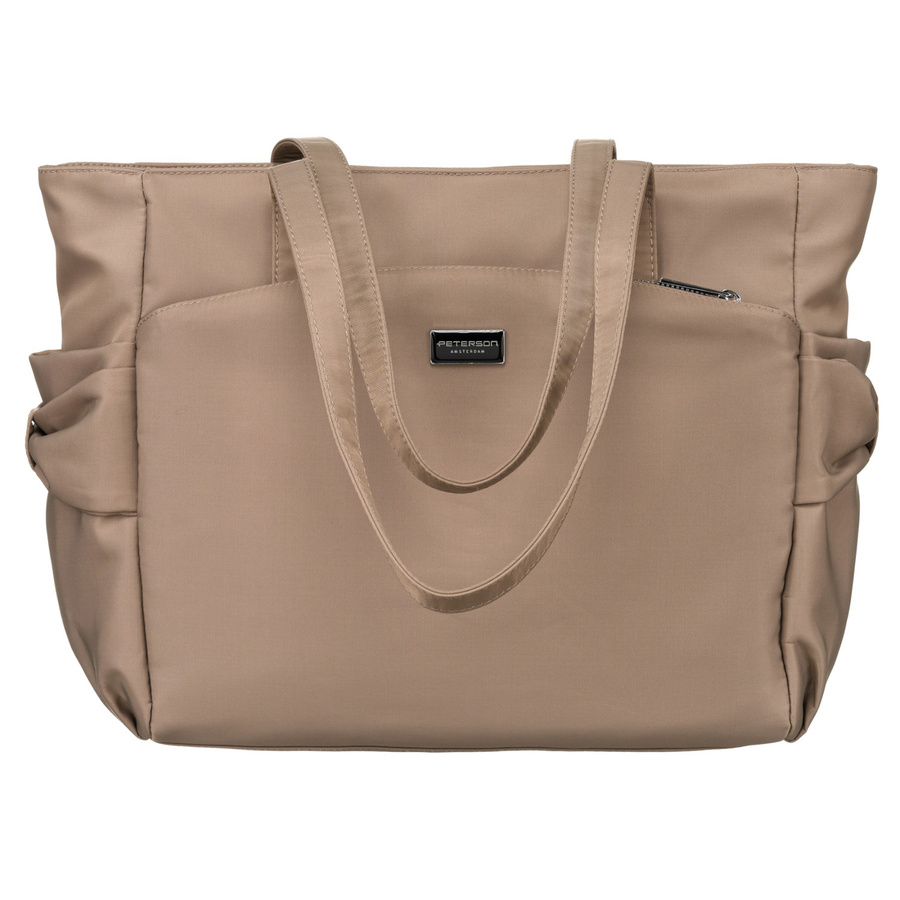 Stadt Shopper Tasche mit Seitentasche – Peterson – Bild 3