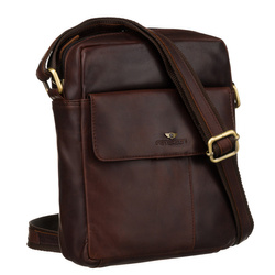 Damen Crossbody Umhängetasche aus echtem Leder – Peterson