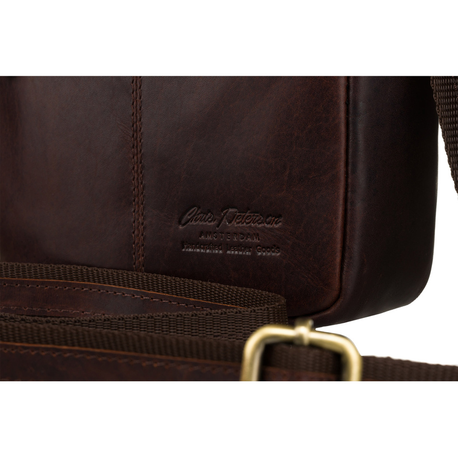 Herren Ledertasche mit Reißverschluss – Peterson – Bild 7