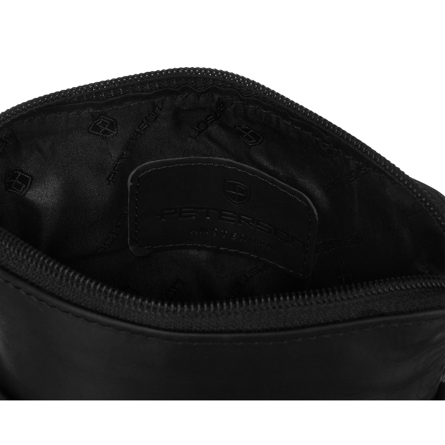 Herren Ledertasche im Vintage-Stil für die Schulter – Peterson – Bild 4