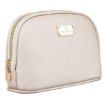 Kleine Kosmetiktasche in Creme für unterwegs – Peterson