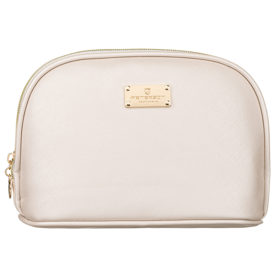 Kleine Kosmetiktasche in Creme für unterwegs – Peterson – Bild 6