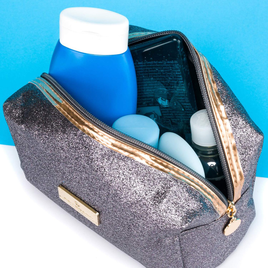 Rechteckige Damen Kosmetiktasche für Reisen – Peterson – Bild 6