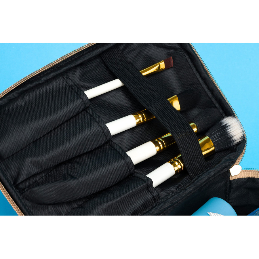 Praktische Reise-Kosmetiktasche für Damen mit Griff – Peterson – Bild 6