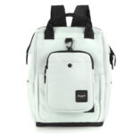 Geräumiger A4 Rucksack mit Tasche in Mint – Himawari