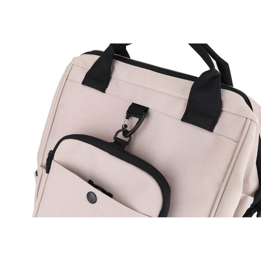 Geräumiger A4 Rucksack mit Tasche in Mint – Himawari – Bild 7