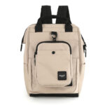 Beiger Damen Stadtrucksack mit Tasche – Himawari