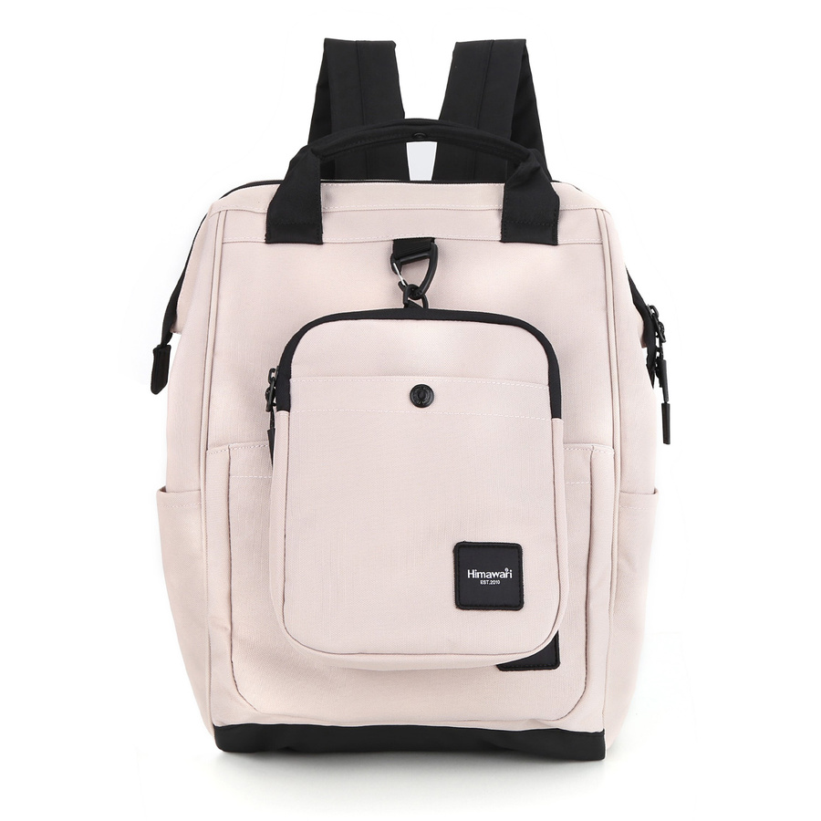 Rosa Damen Reiserucksack mit Tasche – Himawari