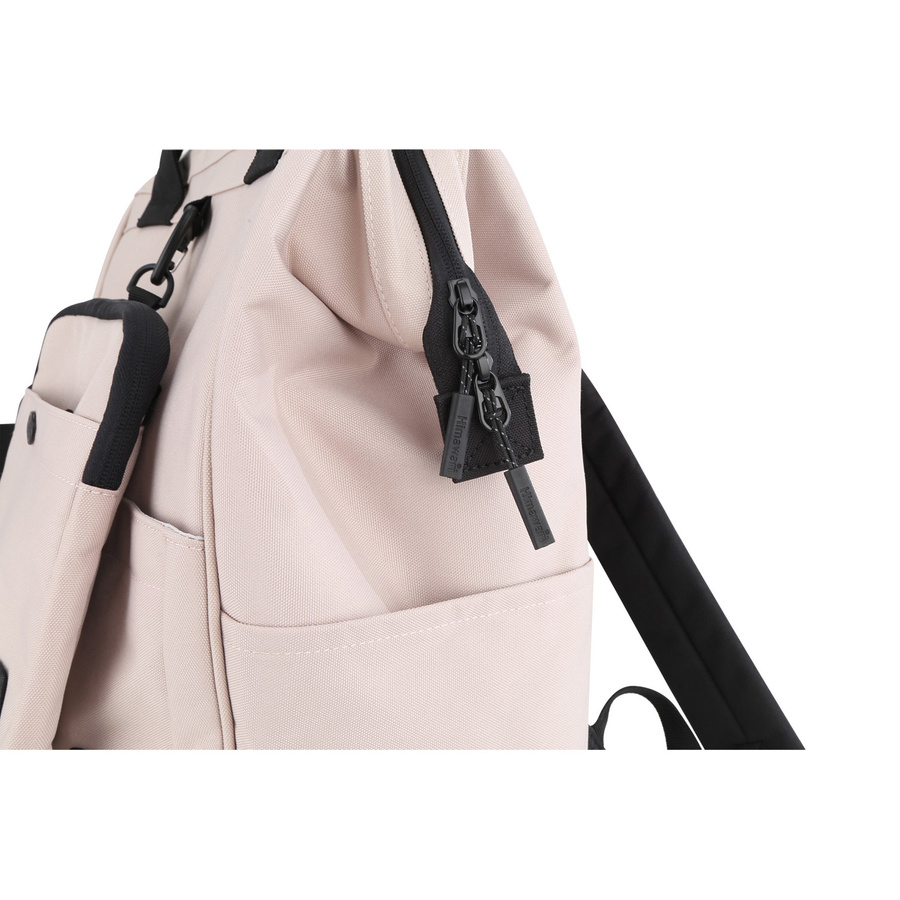 Rosa Damen Reiserucksack mit Tasche – Himawari – Bild 9