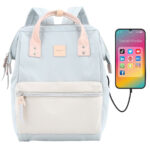 Stilvoller Schulrucksack in Pastellblau – Himawari