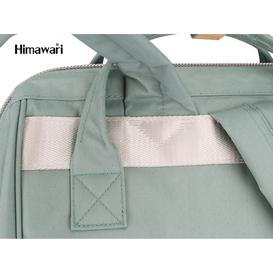 Beige-grauer Damen Rucksack mit verstellbaren Schultergurten – Himawari – Bild 12