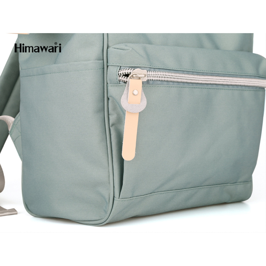 Roter, städtischer Laptop Rucksack mit USB-Anschluss – Himawari – Bild 8