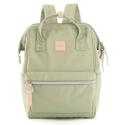 Multifunktionaler Rucksack mit USB-Anschluss in Olivgrün – Himawari