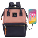 Modischer City Rucksack mit Taschen für Geräte – Himawari