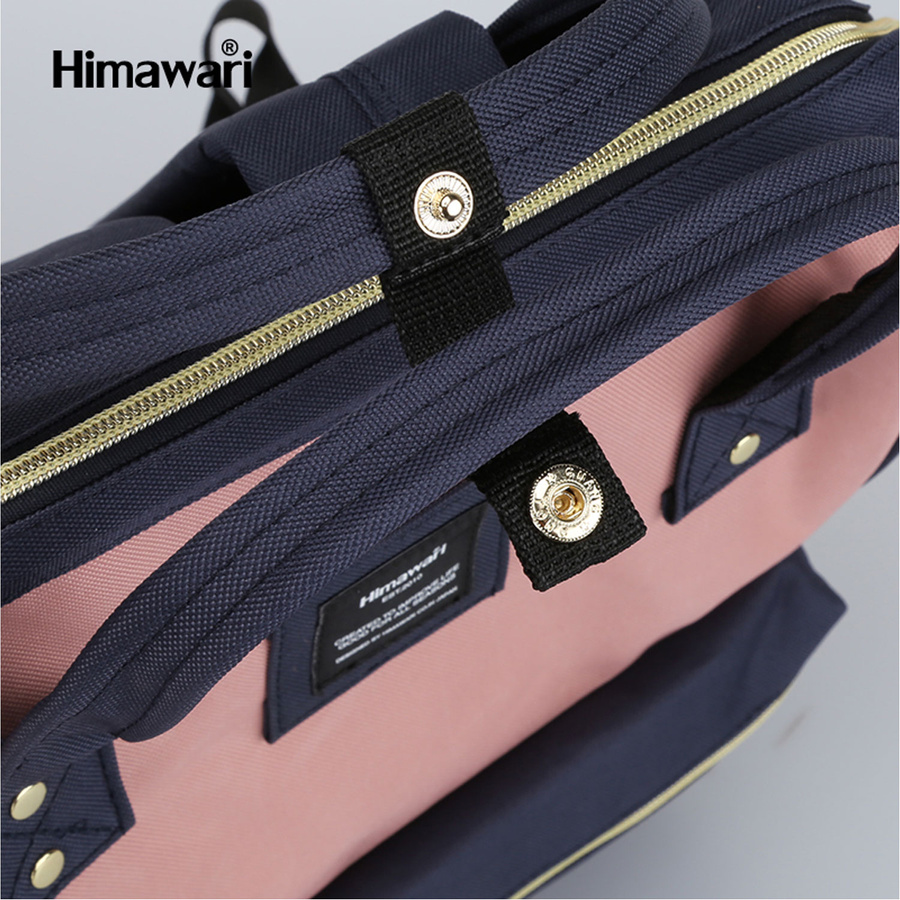 Grüner Laptoprucksack mit USB und Fächern – Himawari – Bild 9