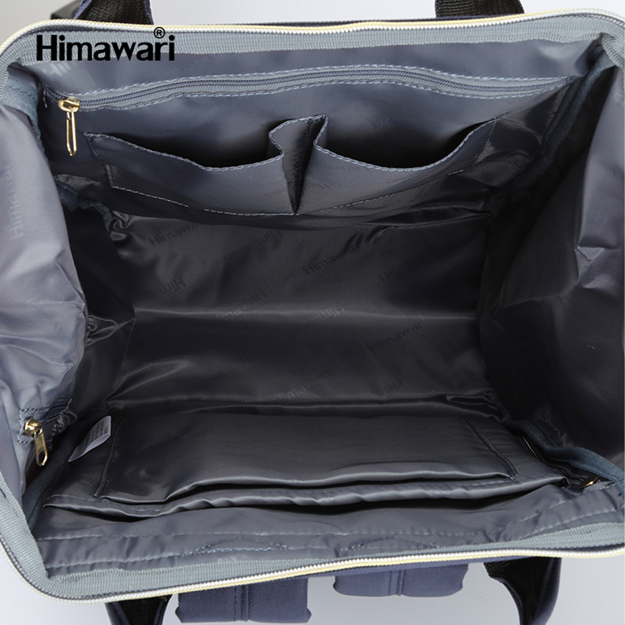 Grüner Laptoprucksack mit USB und Fächern – Himawari – Bild 17