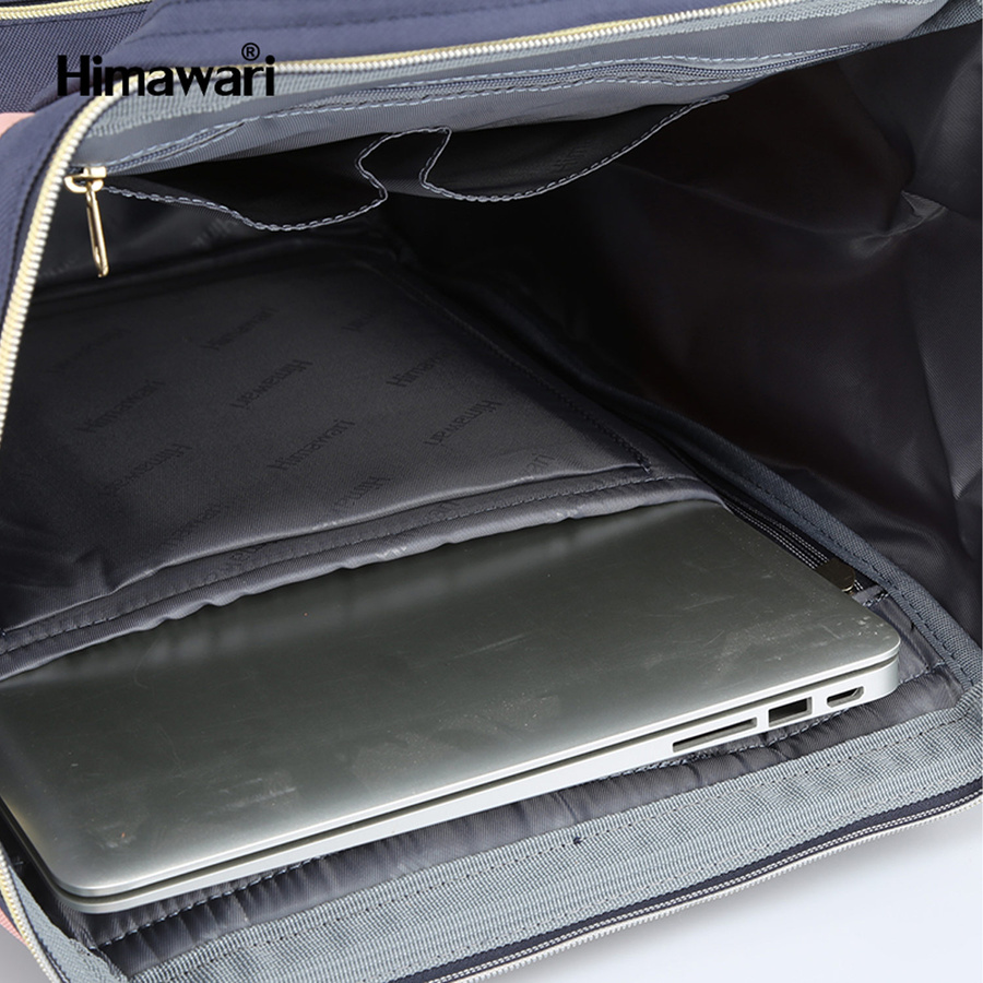 Grüner Laptoprucksack mit USB und Fächern – Himawari – Bild 16