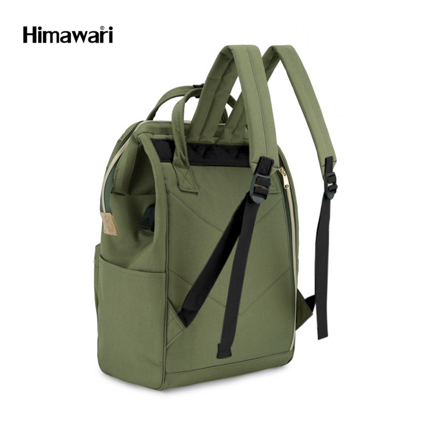 Modischer grüner Reiserucksack mit USB-Anschluss – Himawari – Bild 6