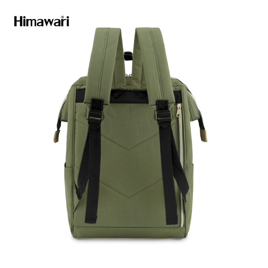 Modischer grüner Reiserucksack mit USB-Anschluss – Himawari – Bild 7
