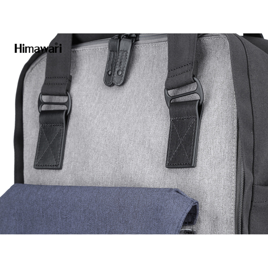 Städtischer Laptop Rucksack 15” Schwarz – Himawari – Bild 9
