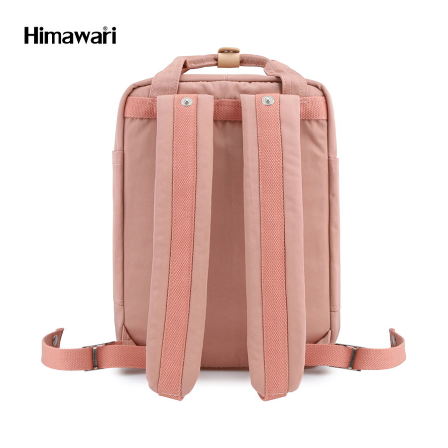 Stylischer rosa Laptop-Rucksack mit Fächern - Himawari – Bild 3