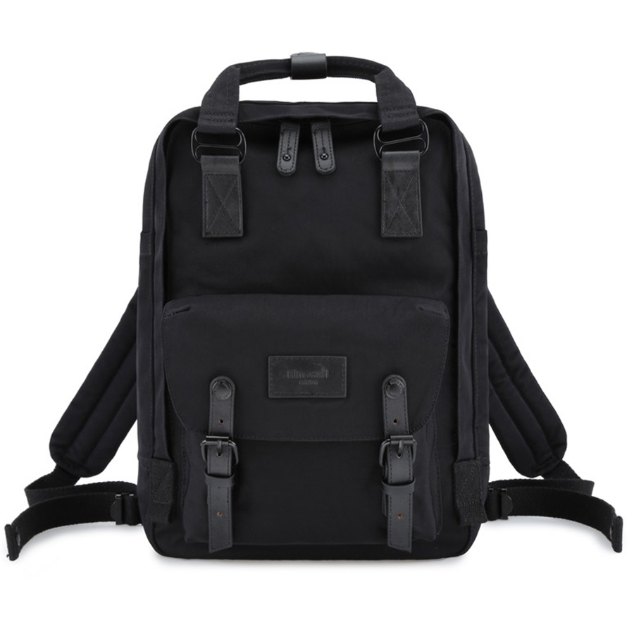 Großer Stadtrucksack für 14'' Laptop schwarz - Himawari – Bild 3