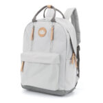 Praktischer Uni-Rucksack in Hellgrau – Himawari