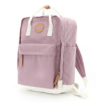 Funktionaler Stadt-Rucksack mit Laptopfach in Rosa – Himawari
