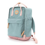 Universeller Rucksack Mint-Rosa mit Reißverschluss – Himawari
