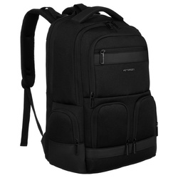Großer schwarzer Reiserucksack mit Laptopfach – Peterson