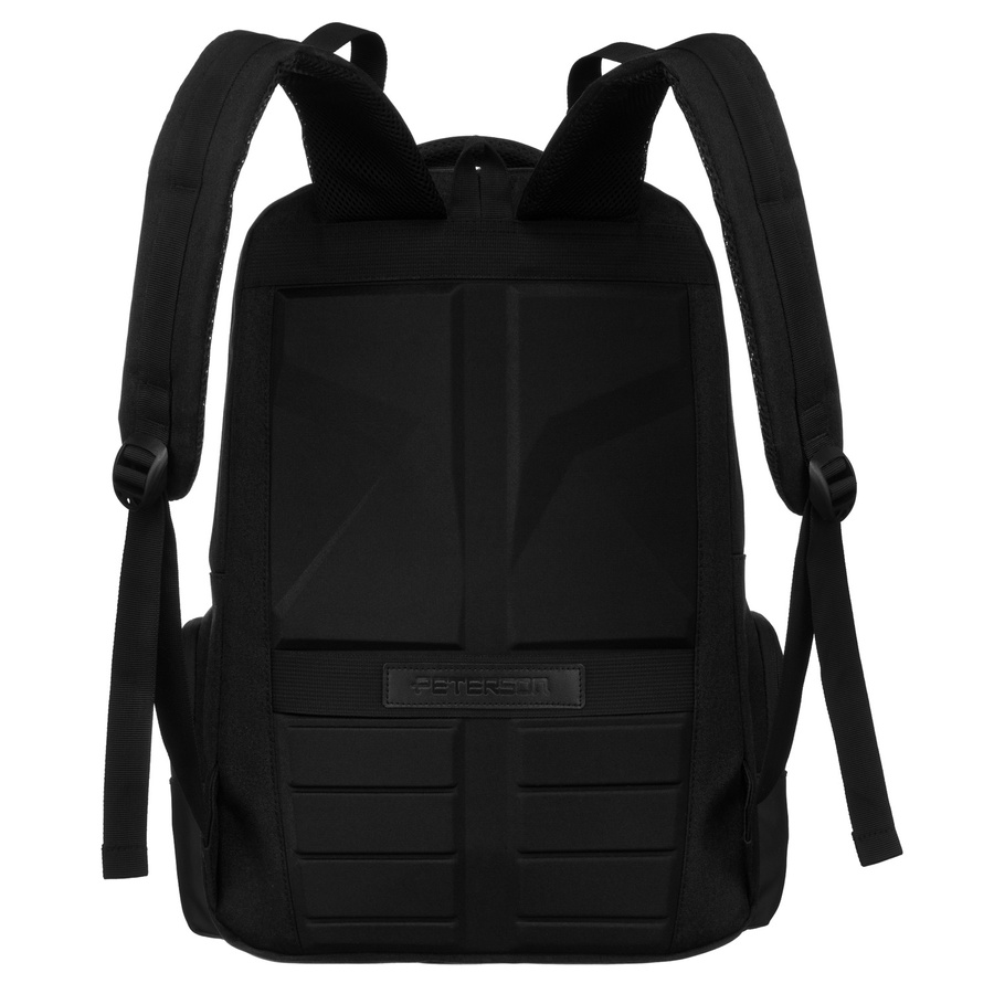 Großer schwarzer Reiserucksack mit Laptopfach – Peterson – Bild 12
