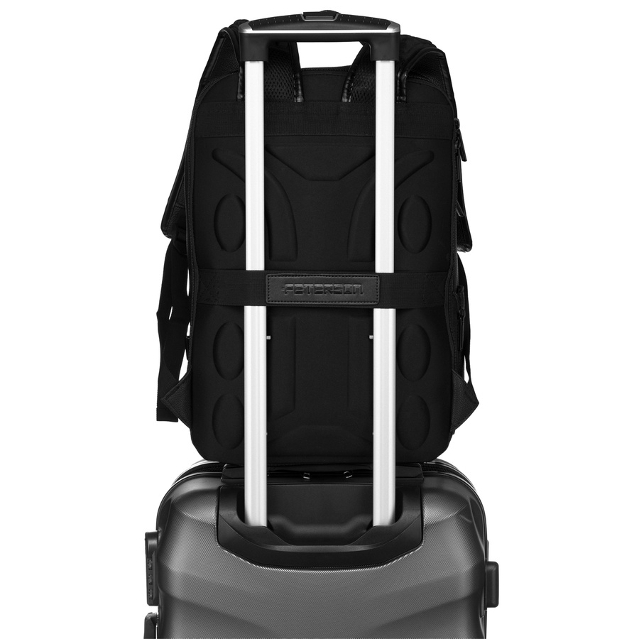 Reiserucksack für Laptop mit Kofferbefestigung – Peterson – Bild 11