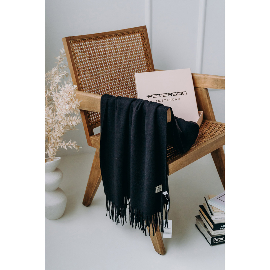 Eleganter Damen Schal in Schwarz – Peterson – Bild 4