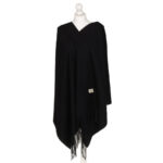Eleganter Damen Schal in Schwarz – Peterson