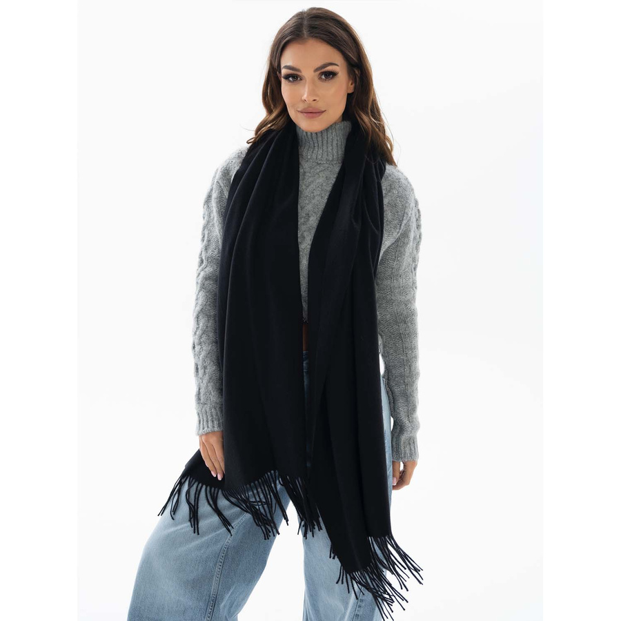 Eleganter Damen Schal in Schwarz – Peterson – Bild 5