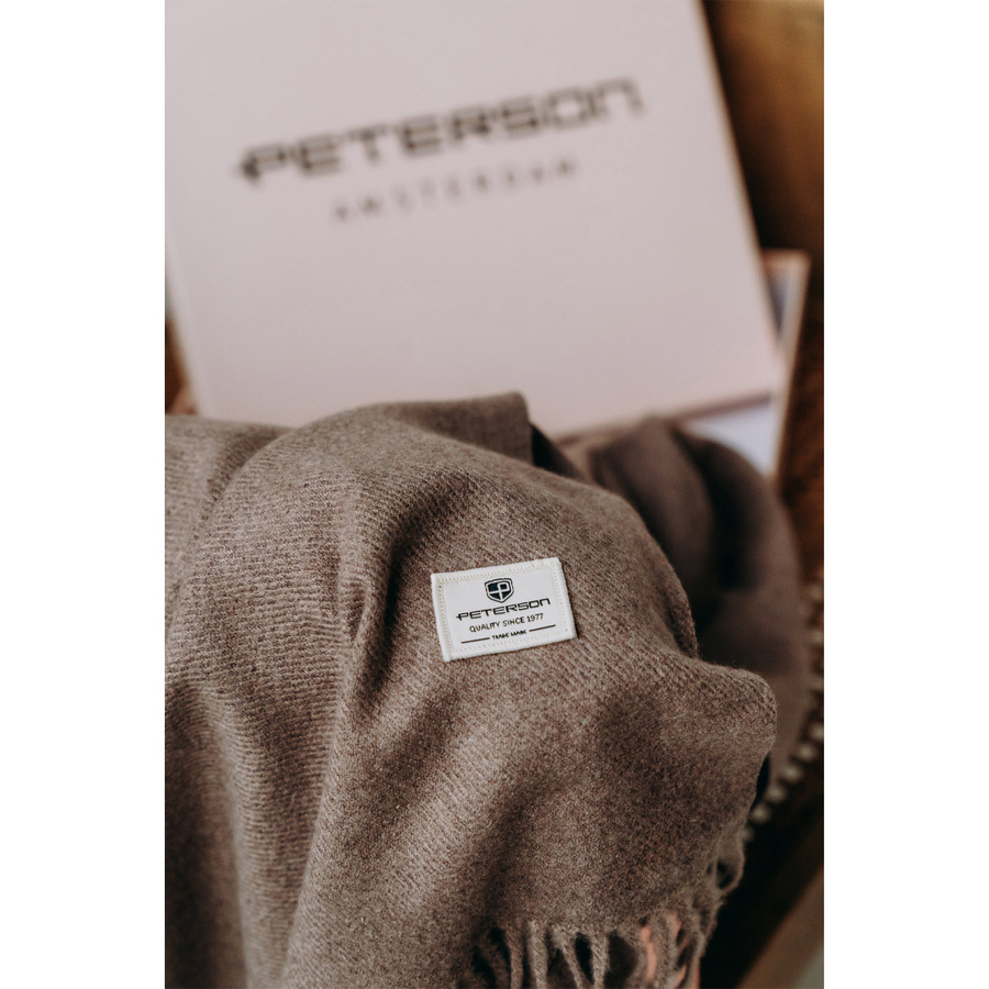 Herbst-Winter Schal mit Fransen – Peterson – Bild 7