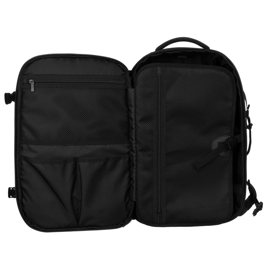 Reiserucksack in Schwarz mit Vakuumfach und USB-Anschluss – Peterson – Bild 10