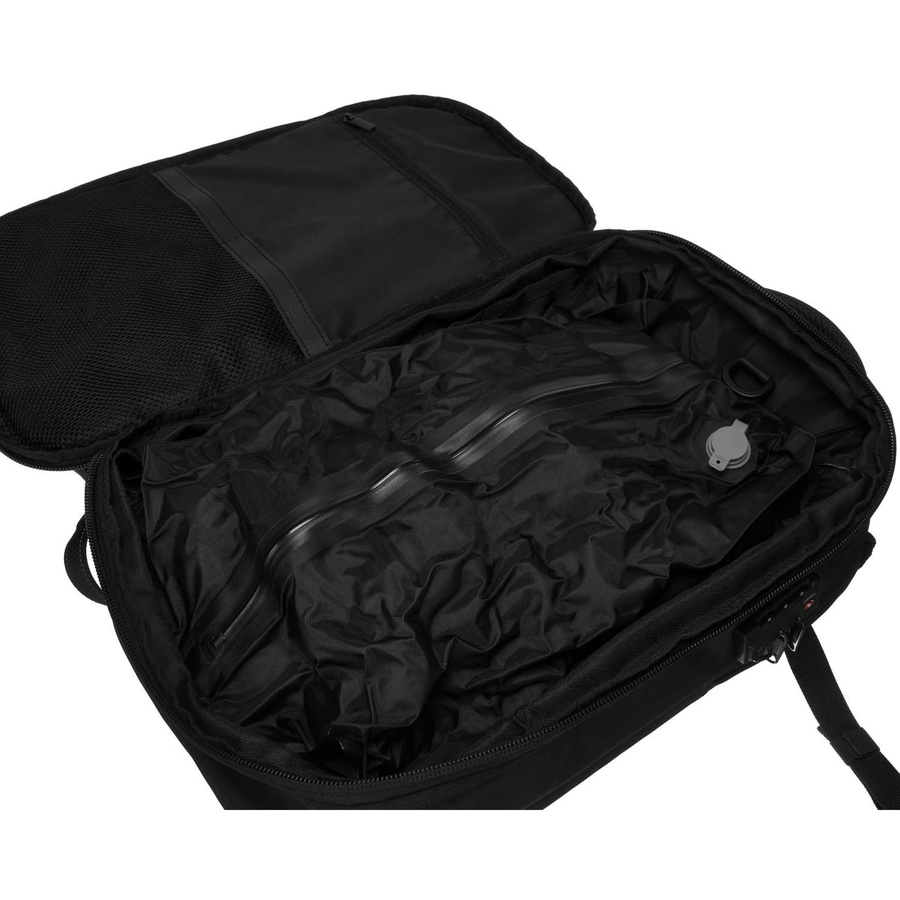 Geräumiger schwarzer Reiserucksack mit Vakuumfach & Laptopfach – Peterson – Bild 15