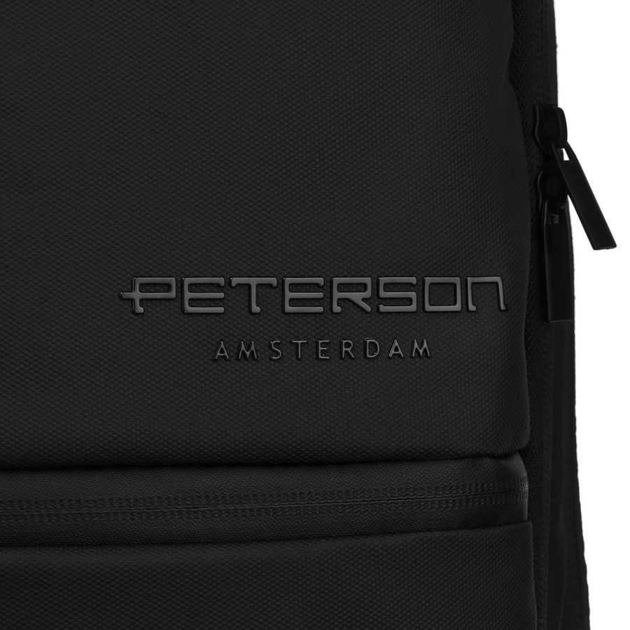 Geräumiger schwarzer Reiserucksack mit Vakuumfach & Laptopfach – Peterson – Bild 23