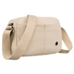 Beige Damen Umhängetasche mit verstellbarem Riemen – Peterson