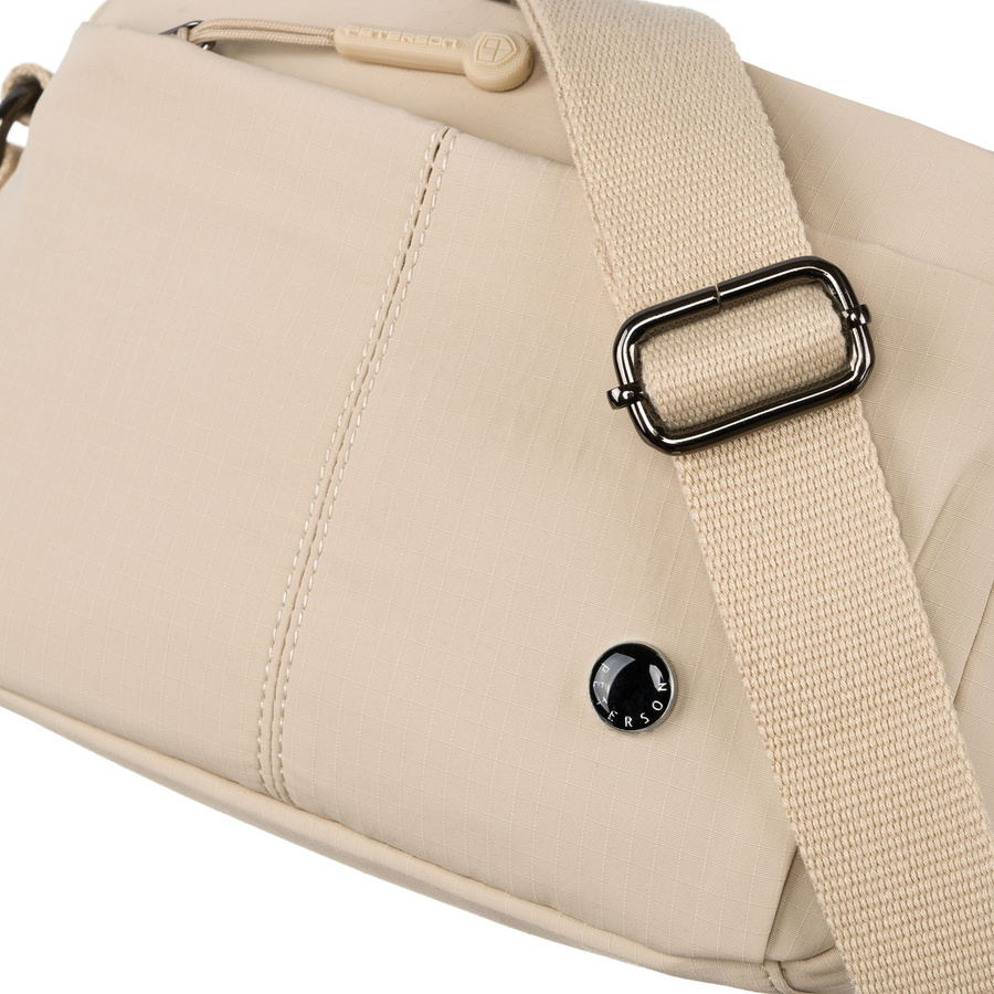 Beige Damen Umhängetasche mit verstellbarem Riemen – Peterson – Bild 8
