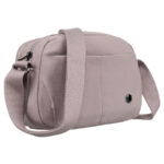 Damen Handtasche mit zwei Fächern in Flieder mit verstellbarem Riemen – Peterson