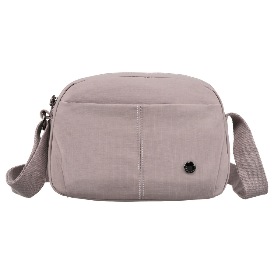 Damen Handtasche mit zwei Fächern in Flieder mit verstellbarem Riemen – Peterson – Bild 3