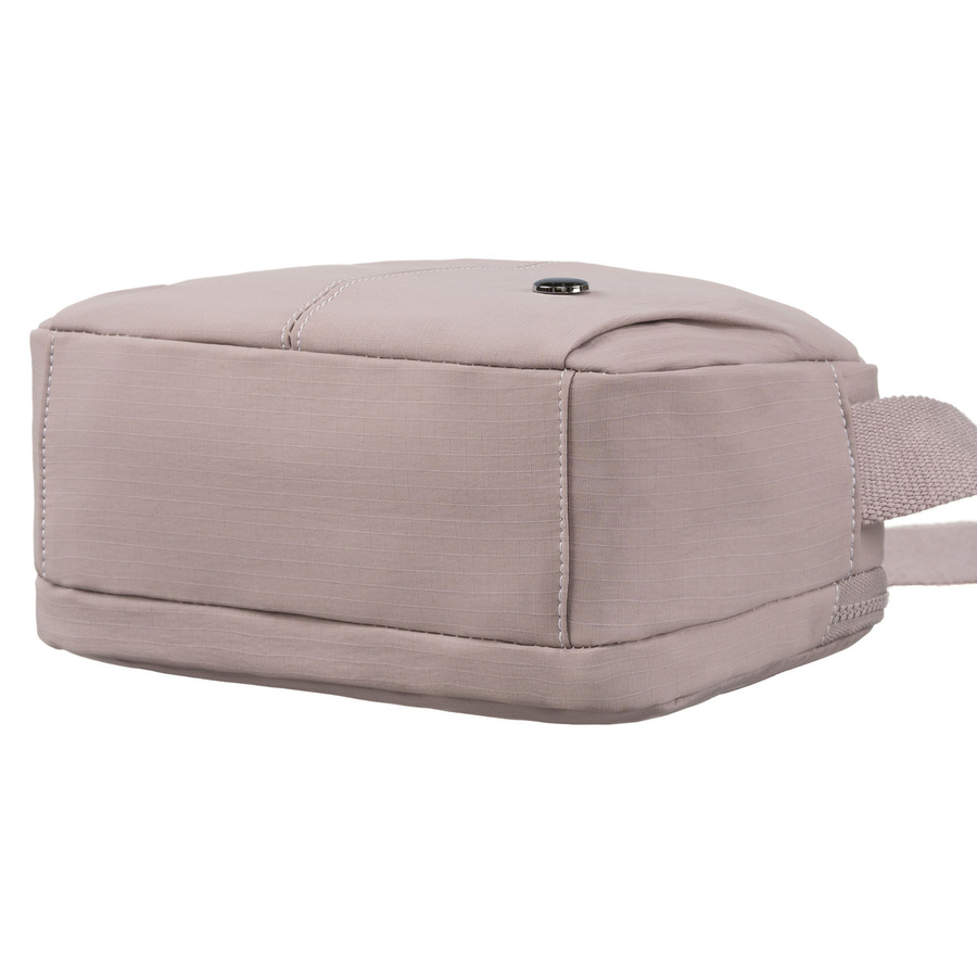 Damen Handtasche mit zwei Fächern in Flieder mit verstellbarem Riemen – Peterson – Bild 11
