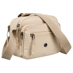 Beige Damen Umhängetasche aus Polyester – Peterson