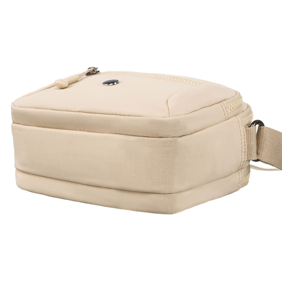 Beige Damen Umhängetasche aus Polyester – Peterson – Bild 12